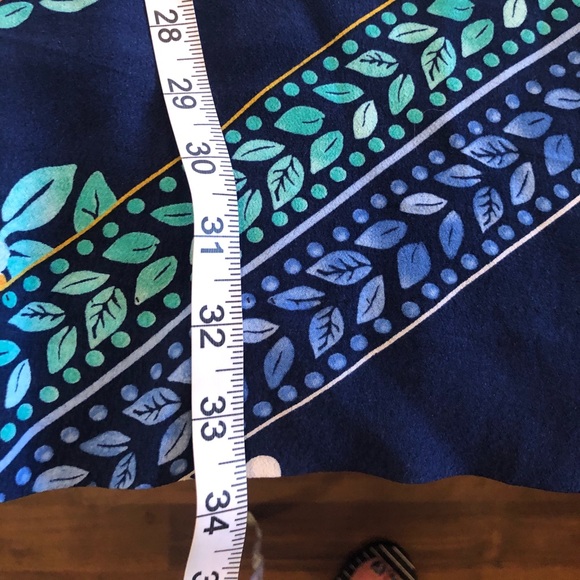 Maeve Anthropologie dress summer 4 blue Hawaiian - Picture 7 of 8